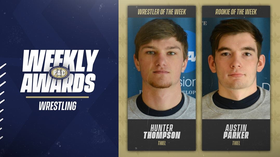 Thiel Wrestlers Bring Home Wrestler and Rookie of the Week