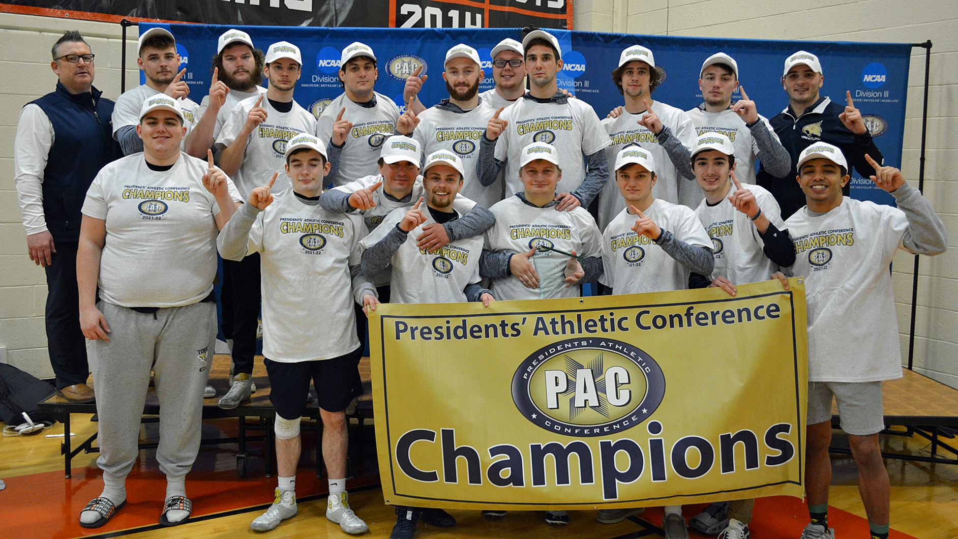 Thiel Wrestling wins 23rd PAC Championship