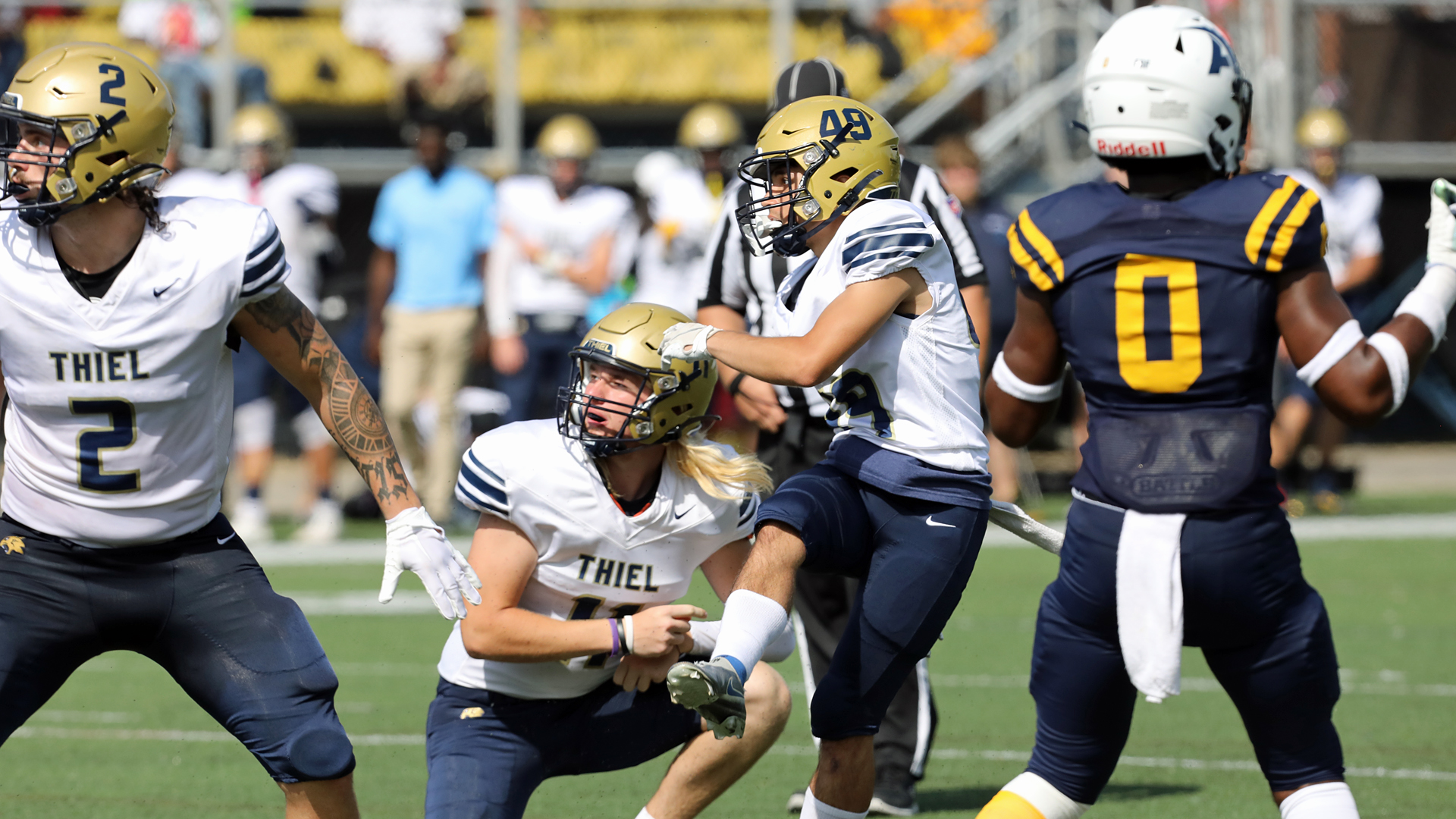 Thiel Football Breaks 41-Game Losing Streak in Victory over Bethany College